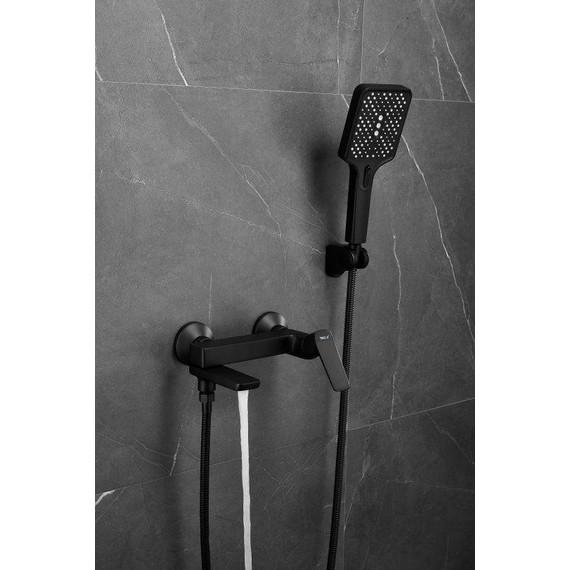 Смеситель для ванны Belz B60715-7, чёрный фото 6