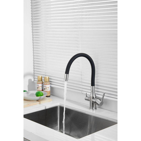 Смесители для кухни Belz B76814-1, хром/чёрный фото 15