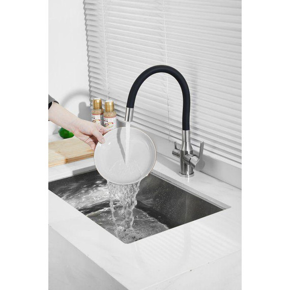 Смесители для кухни Belz B76814-1, хром/чёрный фото 16