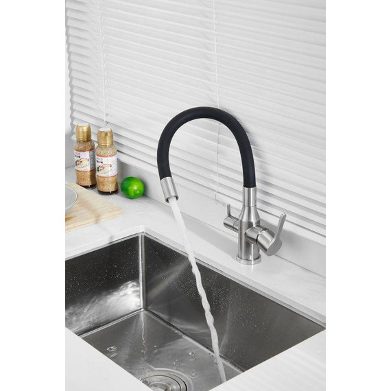 Смесители для кухни Belz B76814-1, хром/чёрный фото 18