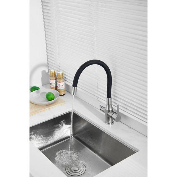 Смесители для кухни Belz B76814-1, хром/чёрный фото 25