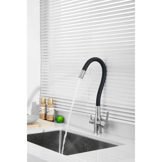 Смесители для кухни Belz B76814-1, хром/чёрный фото 26