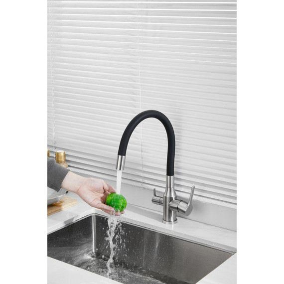 Смесители для кухни Belz B76814-1, хром/чёрный фото 29