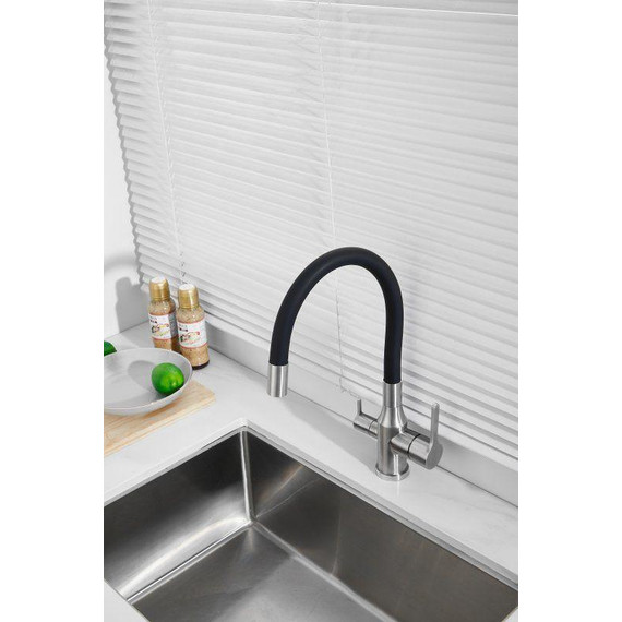 Смесители для кухни Belz B76814-1, хром/чёрный фото 31