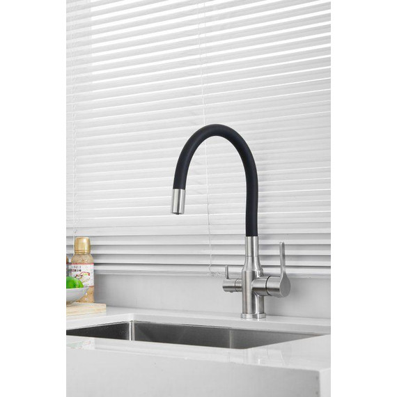 Смесители для кухни Belz B76814-1, хром/чёрный фото 40