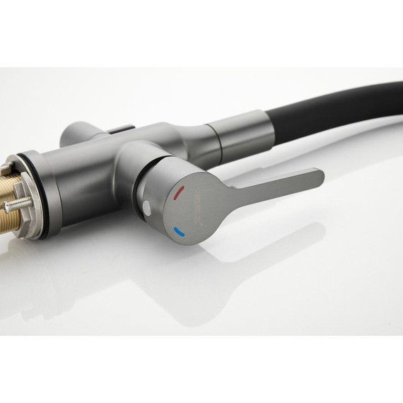 Смесители для кухни Belz B76814-3, оружейная сталь/чёрный фото 15