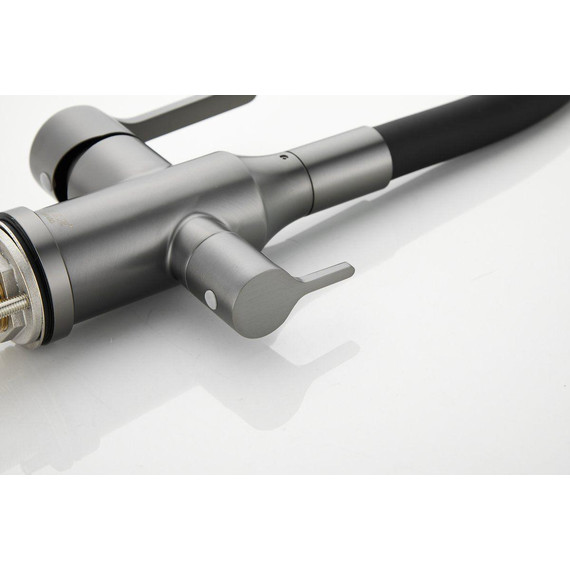 Смесители для кухни Belz B76814-3, оружейная сталь/чёрный фото 18