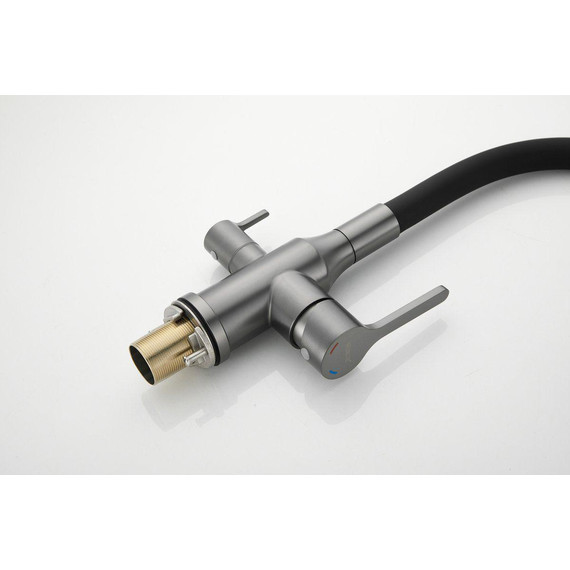 Смесители для кухни Belz B76814-3, оружейная сталь/чёрный фото 34