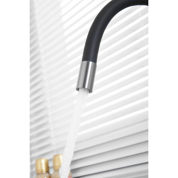 Смесители для кухни Belz B76814-3, оружейная сталь/чёрный фото 12