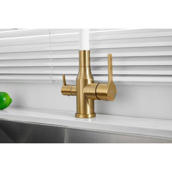 Смесители для кухни Belz B76814-5, золото/белый фото 14