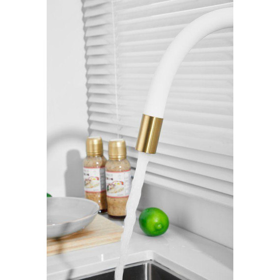 Смесители для кухни Belz B76814-5, золото/белый фото 19