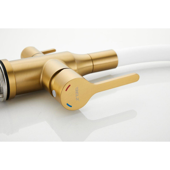 Смесители для кухни Belz B76814-5, золото/белый фото 27