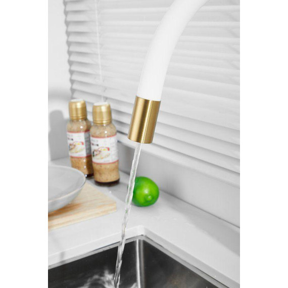 Смесители для кухни Belz B76814-5, золото/белый фото 42