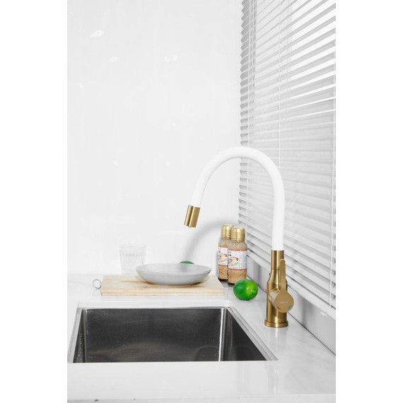 Смесители для кухни Belz B76814-5, золото/белый фото 46