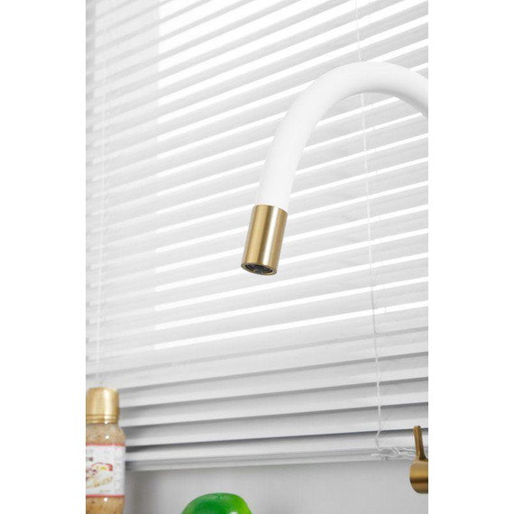 Смесители для кухни Belz B76814-5, золото/белый фото 5