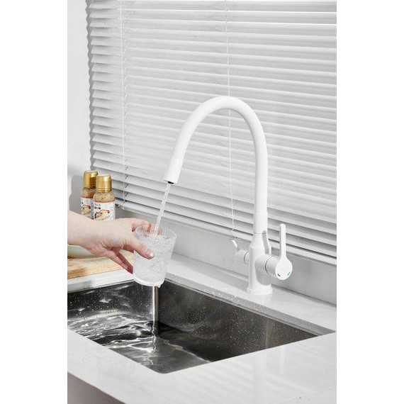 Смесители для кухни Belz B76814-8, белый фото 6