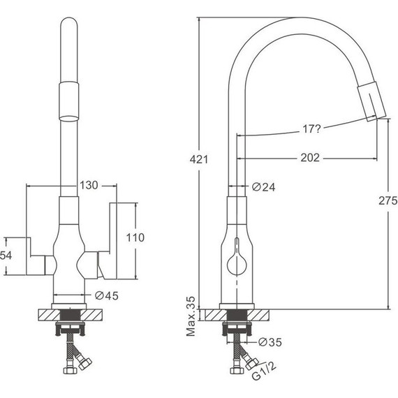 Смесители для кухни Belz B76814-8, белый фото 40