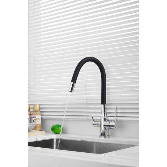 Смесители для кухни Belz B76814, хром/чёрный фото 15