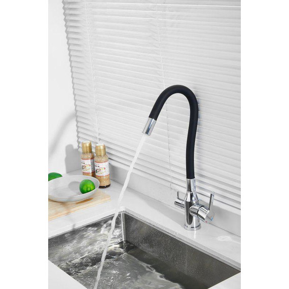 Смесители для кухни Belz B76814, хром/чёрный фото 19