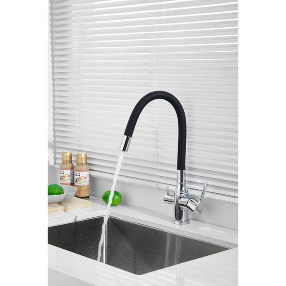 Смесители для кухни Belz B76814, хром/чёрный фото 20