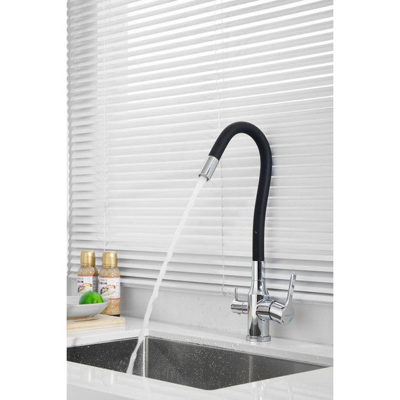 Смесители для кухни Belz B76814, хром/чёрный фото 23