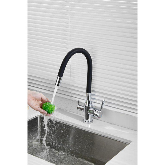 Смесители для кухни Belz B76814, хром/чёрный фото 24