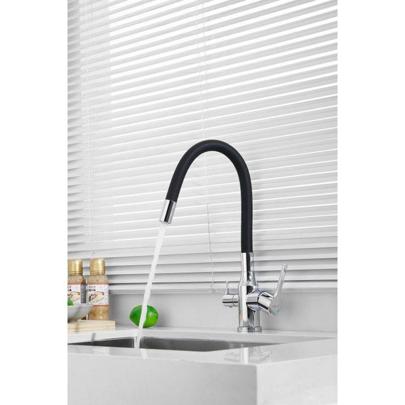 Смесители для кухни Belz B76814, хром/чёрный фото 30