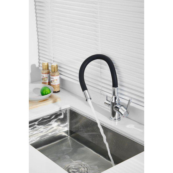 Смесители для кухни Belz B76814, хром/чёрный фото 36