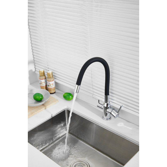 Смесители для кухни Belz B76814, хром/чёрный фото 41