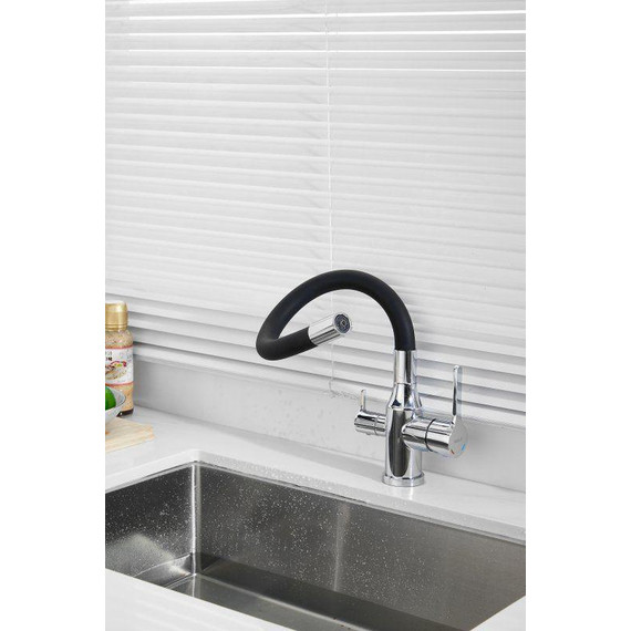 Смесители для кухни Belz B76814, хром/чёрный фото 48