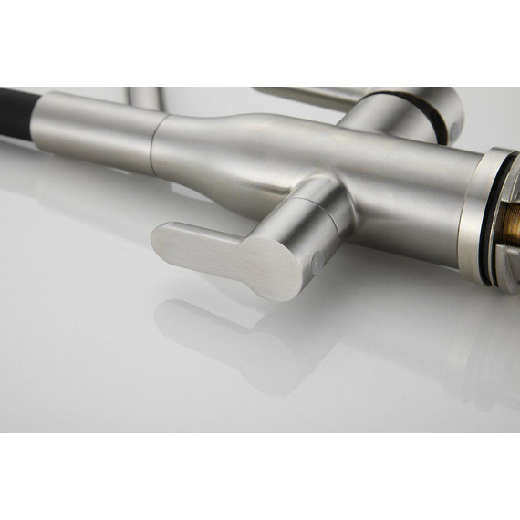 Смесители для кухни Belz B78815-1, сатин/чёрный фото 4