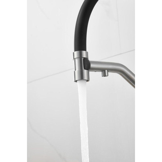 Смесители для кухни Belz B78815-1, сатин/чёрный фото 6