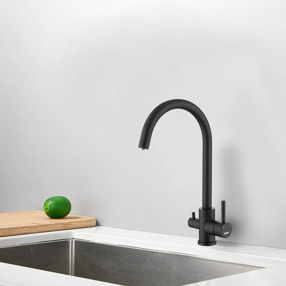 Смесители для кухни Haiba HB43828-7, чёрный фото 2