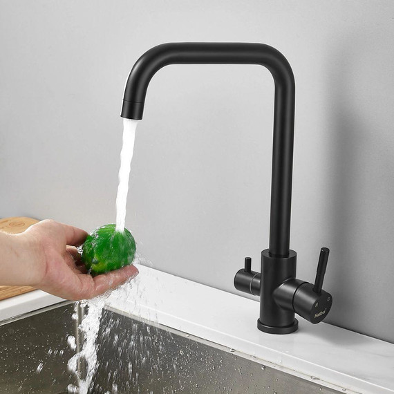 Смесители для кухни Haiba HB43829-7, чёрный фото 2