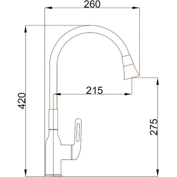 Смесители для кухни Haiba HB73825-8, белый фото 2