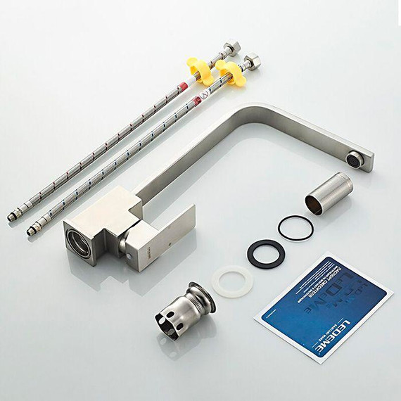 Смесители для кухни Ledeme L74033, нержавеющая сталь фото 9