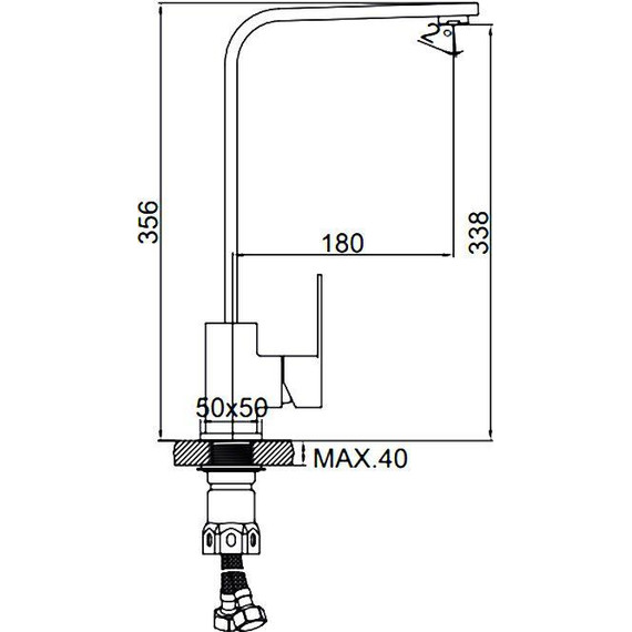 Смесители для кухни Ledeme L74033, нержавеющая сталь фото 10