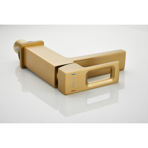 Смеситель для раковины Belz B10658-5, золото фото 2