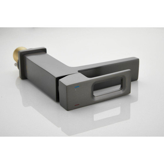 Смеситель для раковины Belz B10658-3, оружейная сталь фото 20