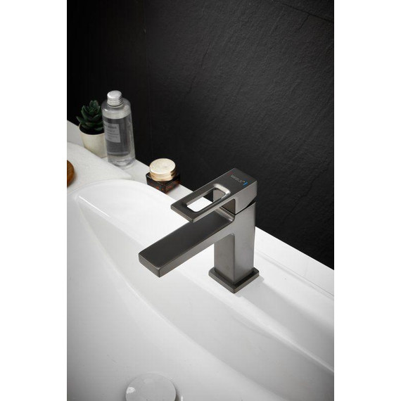 Смеситель для раковины Belz B10658-3, оружейная сталь фото 21