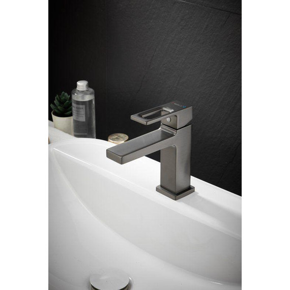 Смеситель для раковины Belz B10658-3, оружейная сталь фото 2