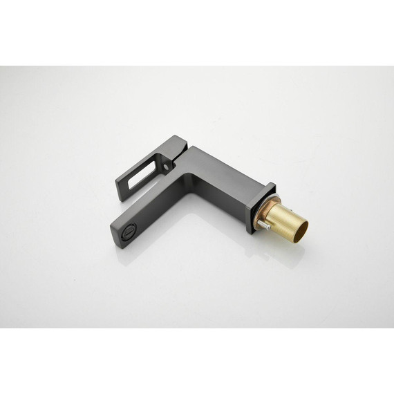 Смеситель для раковины Belz B10658-3, оружейная сталь фото 16