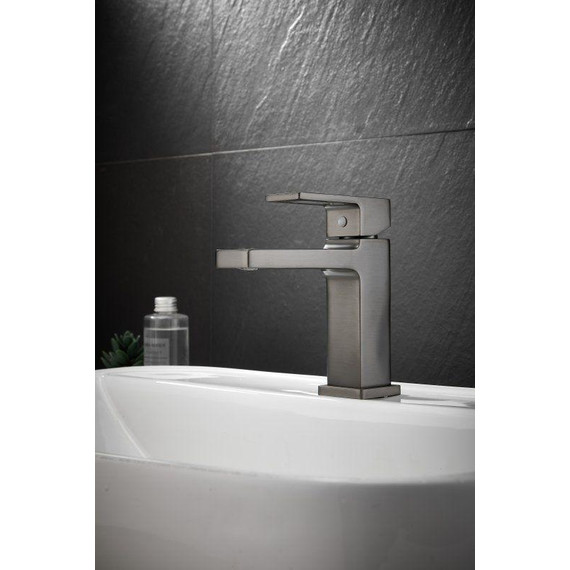 Смеситель для раковины Belz B10658-3, оружейная сталь фото 11