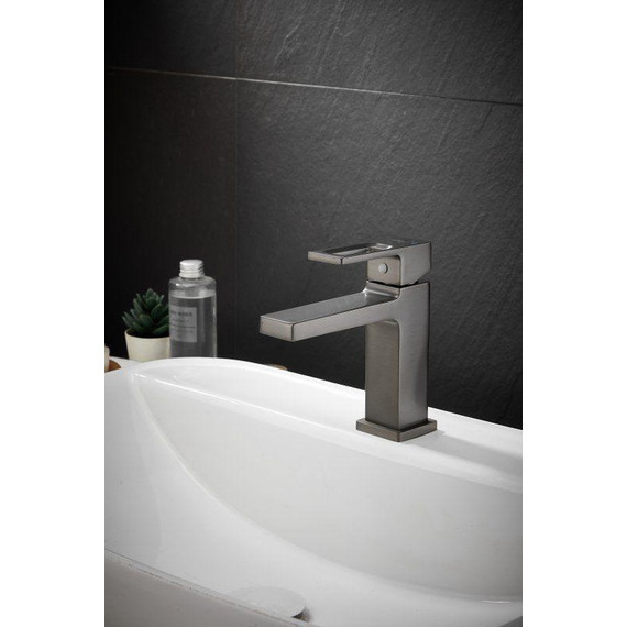 Смеситель для раковины Belz B10658-3, оружейная сталь фото 6