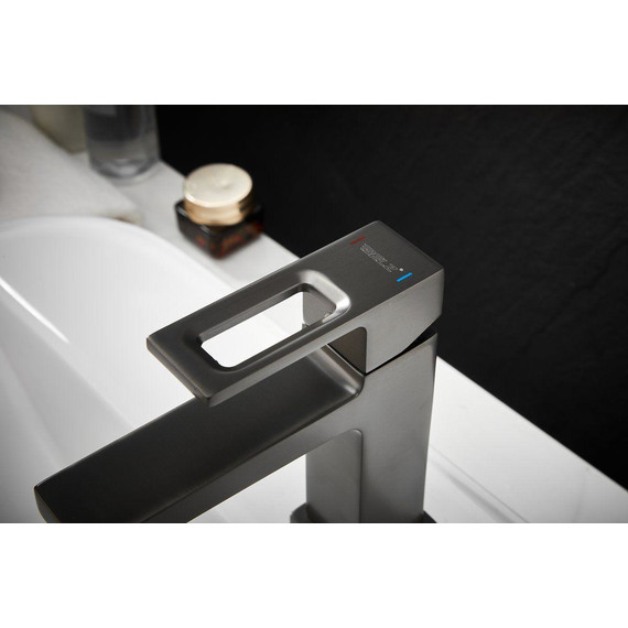 Смеситель для раковины Belz B10658-3, оружейная сталь фото 18