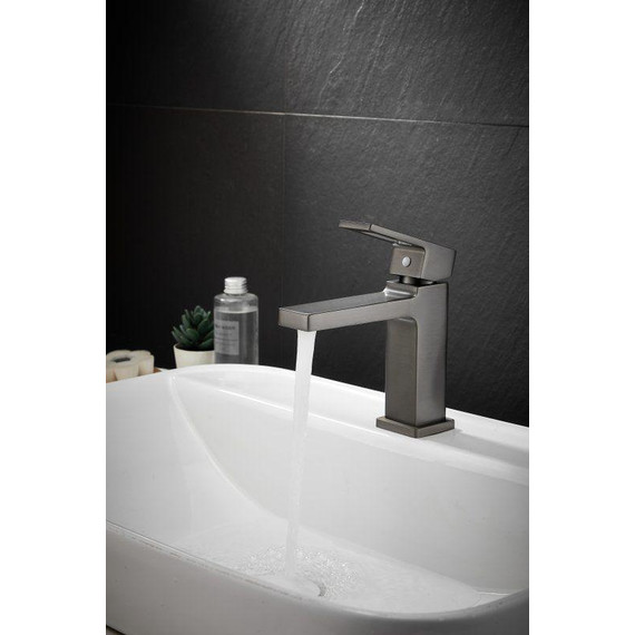 Смеситель для раковины Belz B10658-3, оружейная сталь фото 13