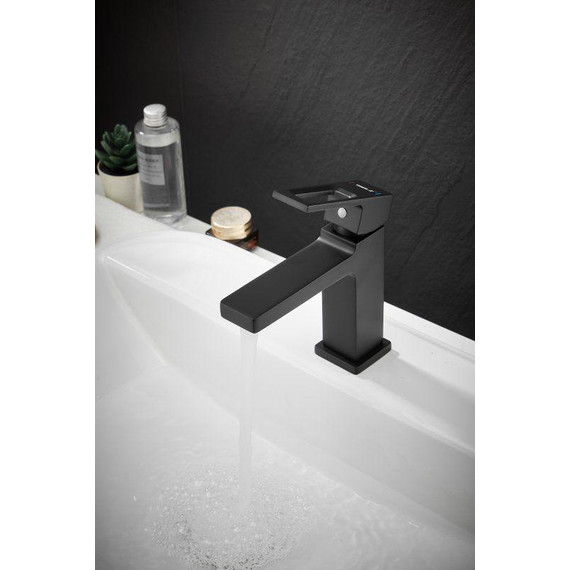 Смеситель для раковины Belz B10658-7, чёрный фото 15