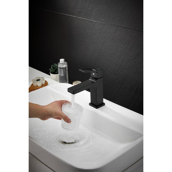 Смеситель для раковины Belz B10658-7, чёрный фото 2