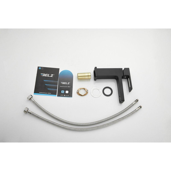 Смеситель для раковины Belz B10658-7, чёрный фото 26