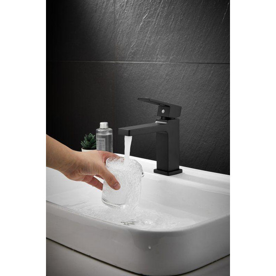 Смеситель для раковины Belz B10658-7, чёрный фото 20